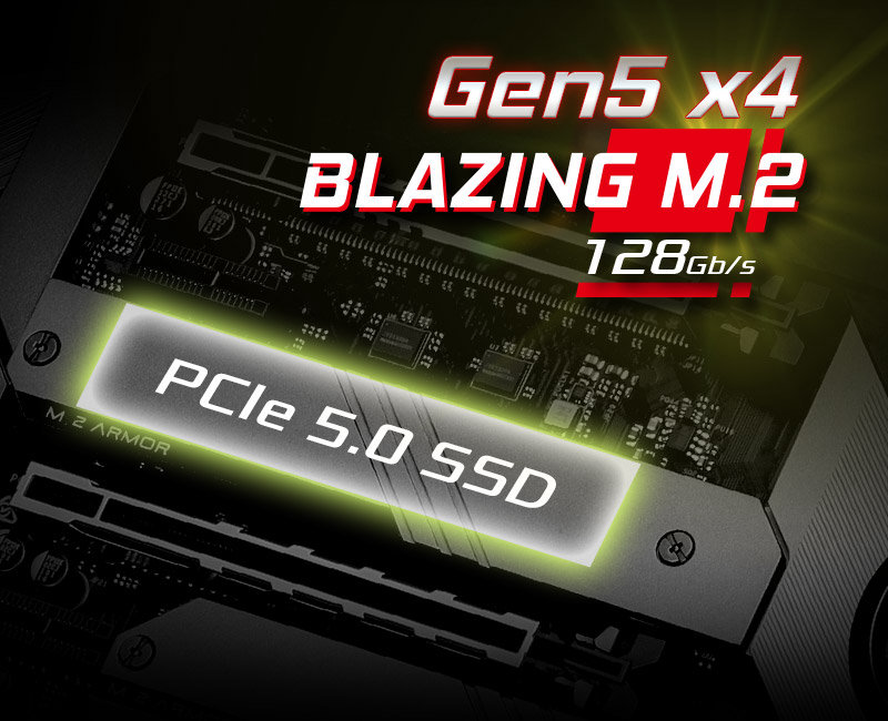 PCIe Gen5 Blazing M.2